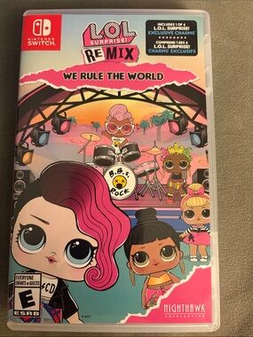 L.O.L. Surprise! Remix We Rule The World Video Game - Pink, Black, Blue